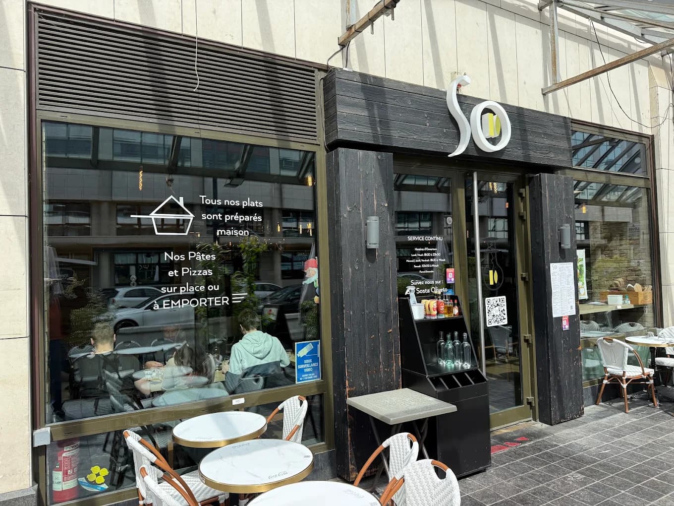 Le SO, restaurant italien à Montigny-le-Bretonneux