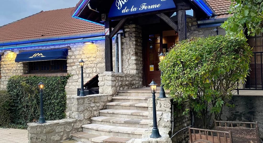 Façade du Restaurant de la Ferme à Plaisir