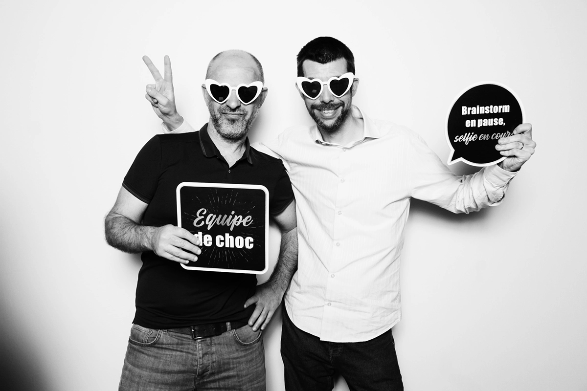Borne photo design pour soirées d’entreprise dans les Yvelines