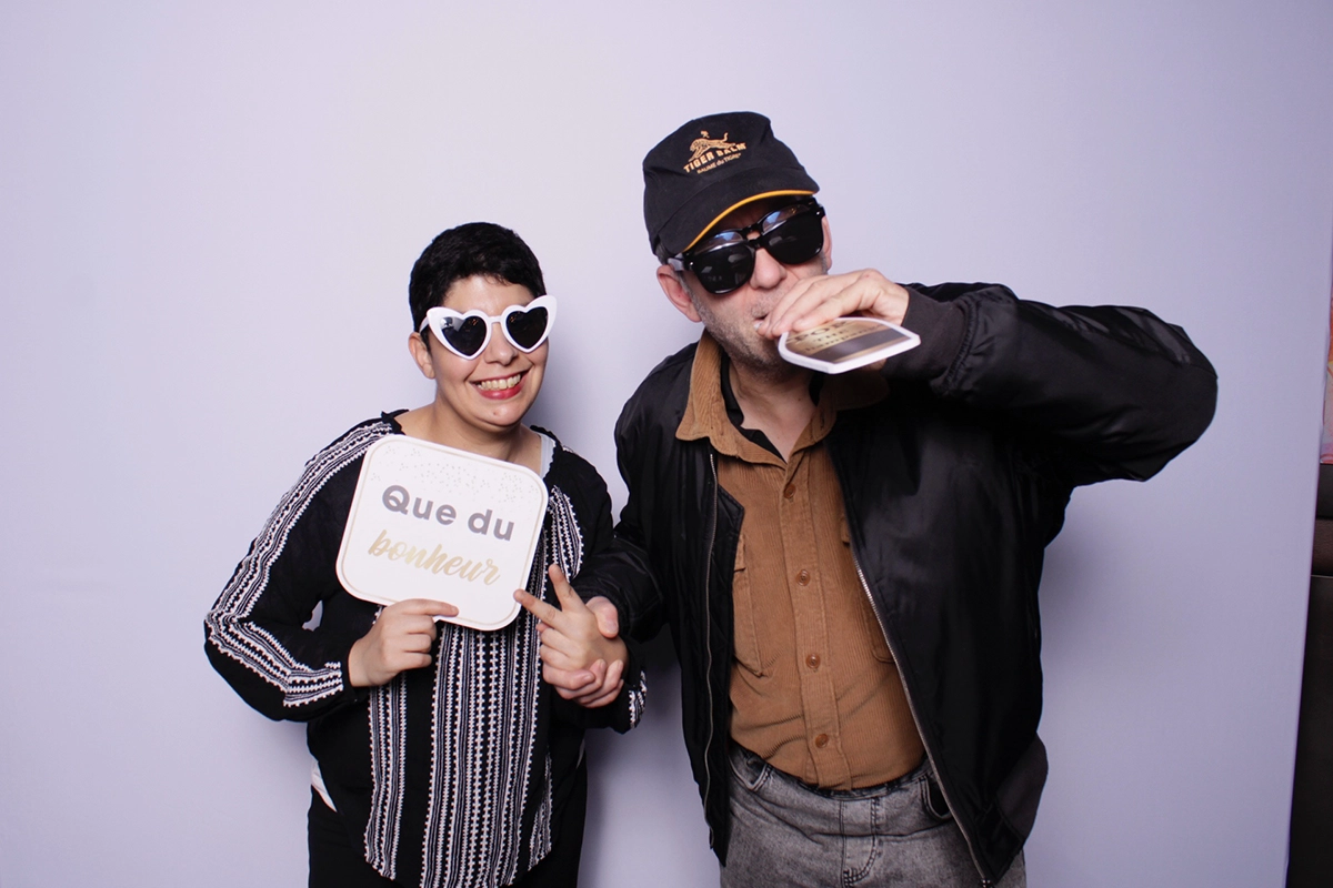 Photobooth design et lumineux pour mariages et anniversaires dans les Yvelines